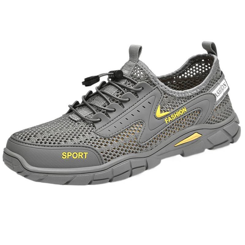 shoes2322 men's shoes fly-woven mesh shoes low-top hollow breathable casual shoes outdoor hiking light transportation