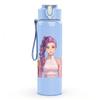 1PC Three Pretty Girls Character Cartoon Print 750ml Color Plastic Sports Water Bottle Leakproof Flip Straw Lid Suitable for Sports Office Home Use