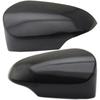1Pc Car Door Side Wing Mirror Rearview Mirror Cover Cap Black/ White for Toyota Prius C 2012 2013 2014 2015 2016 2017 2018
