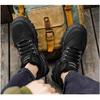Mens Fleece Lined High Top Thick Sole Non Slip Warm Work Martin Boots