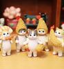 Mufosand Fried Shark Cat Blind Box Backpack Collectible Pvc Action Figure Trendy Toys Surprise Holiday Gifts Desktop Ornament