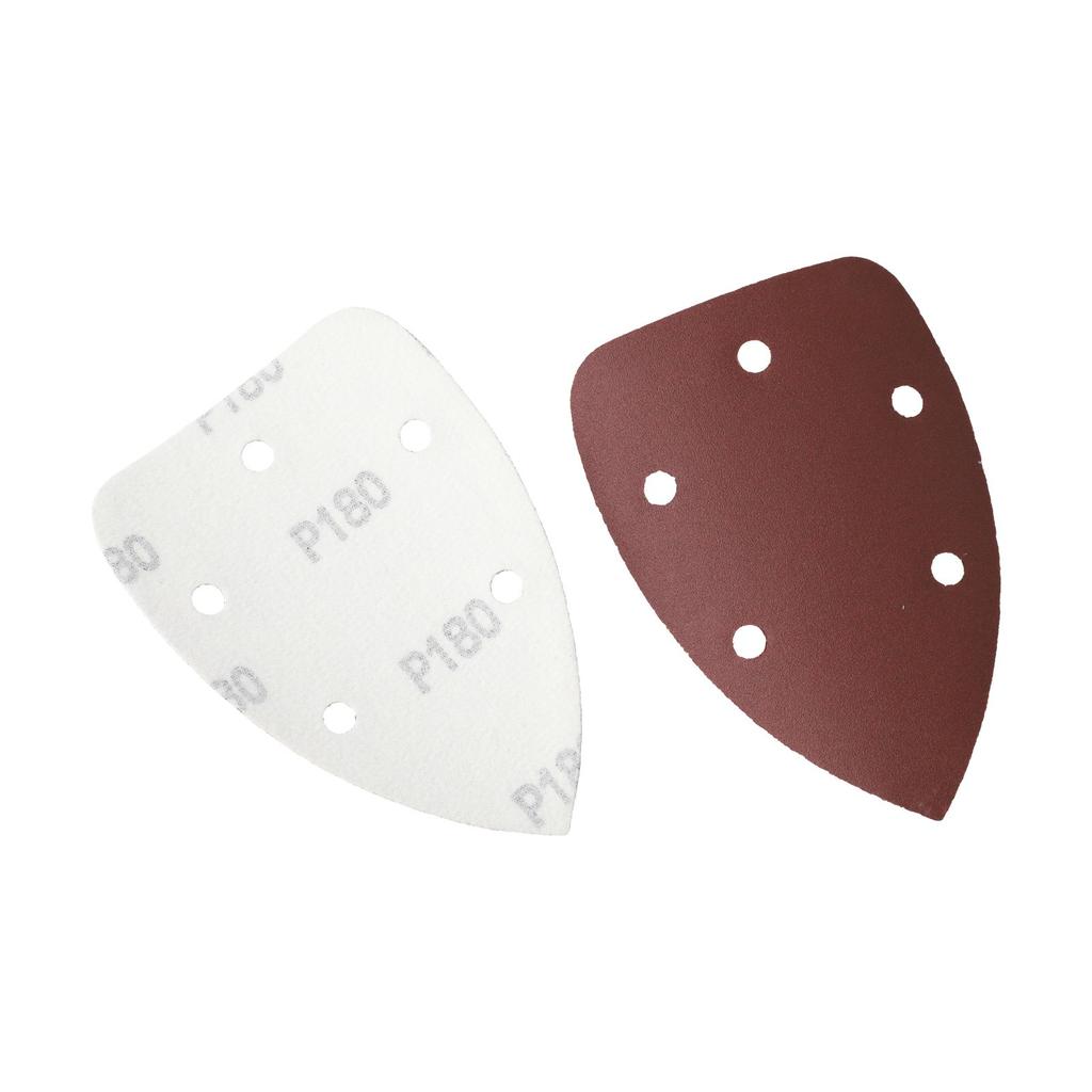 10Pcs Triangular Sandpaper 60 80 120 240 100 120 180 400 800 Grit Triangle Sanding Paper Abrasive Grinding Tool For Wood Plastic