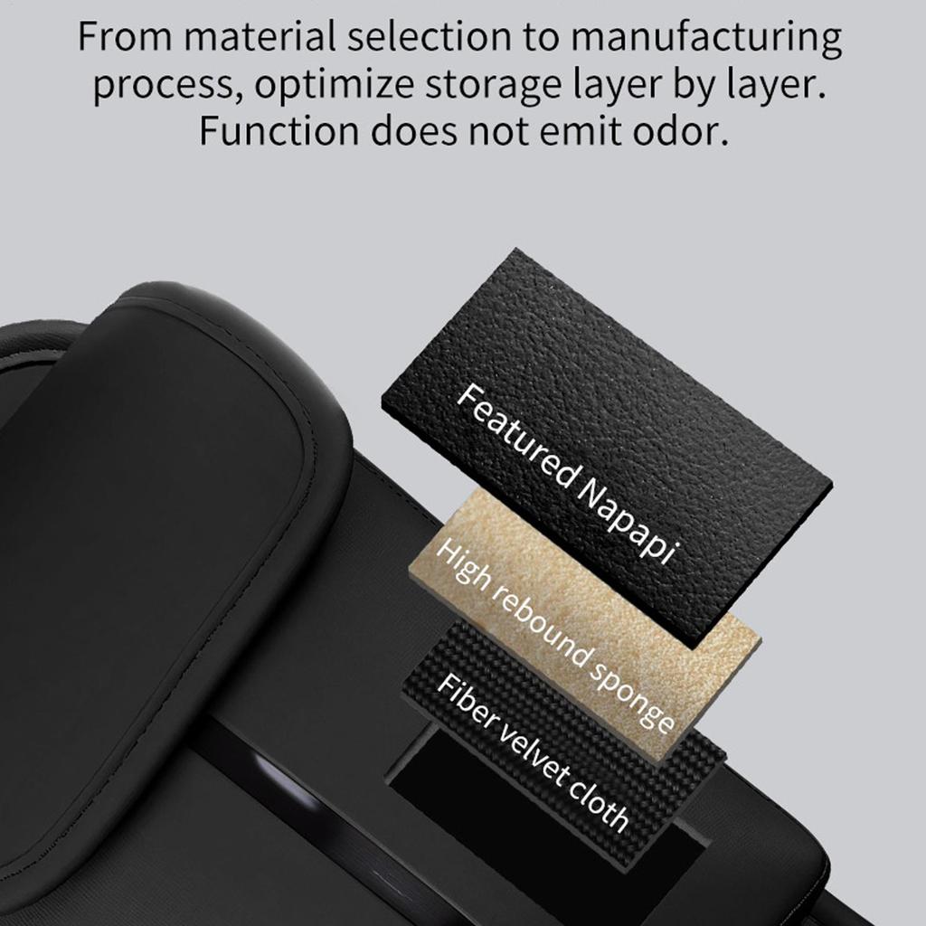 Car Tray For Kids PU Leather Foldable Multifunctional Auto Accessories Seat Back Organizer For Vehicle Truck SUV Van Door Road