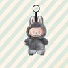 Bags & Wallets / Coin Purses & Key Chains / Key Chains 1Pc Labubu Have A Seat Sit Party Vinyl Doll Clothes Pendant Keychain Blind Toy Bag Key Rings