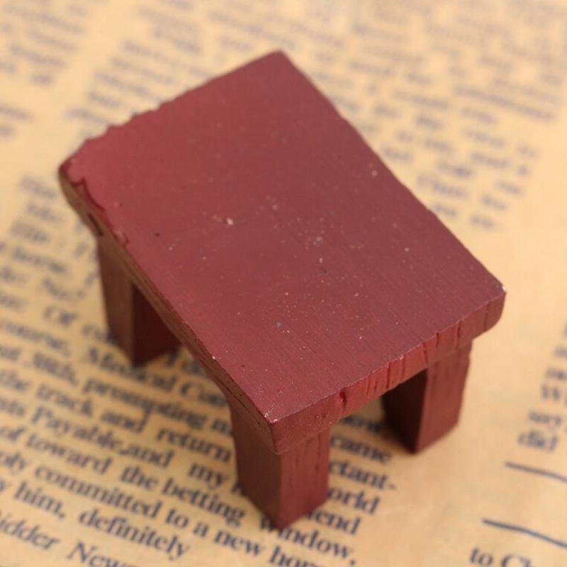 Miniatures Decors  Tables Chairs Furniture Figurine Crafts Landscape Plant Lovely Fairy Resin Garden