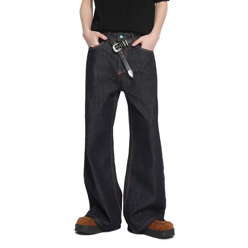 

VOGUO RELAY Retro Loose Straight Jeans 2XL