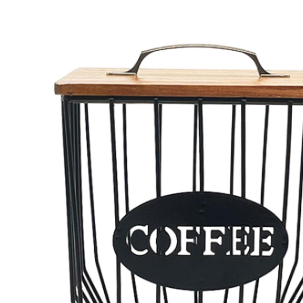 Organizzatore porta capsule caffè per piano di lavoro con supporto