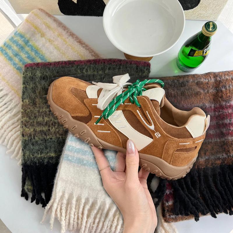 

American color matching autumn German training shoes women s 2025 new height-increasing Forrest Gump shoes non-slip outdoor casual versatile sports 40