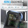 Advanced Electromagnetism Meter Electromagnetism Detectors For Home Safety Radiation Detectors With Temperature Monitoring Curved Display
