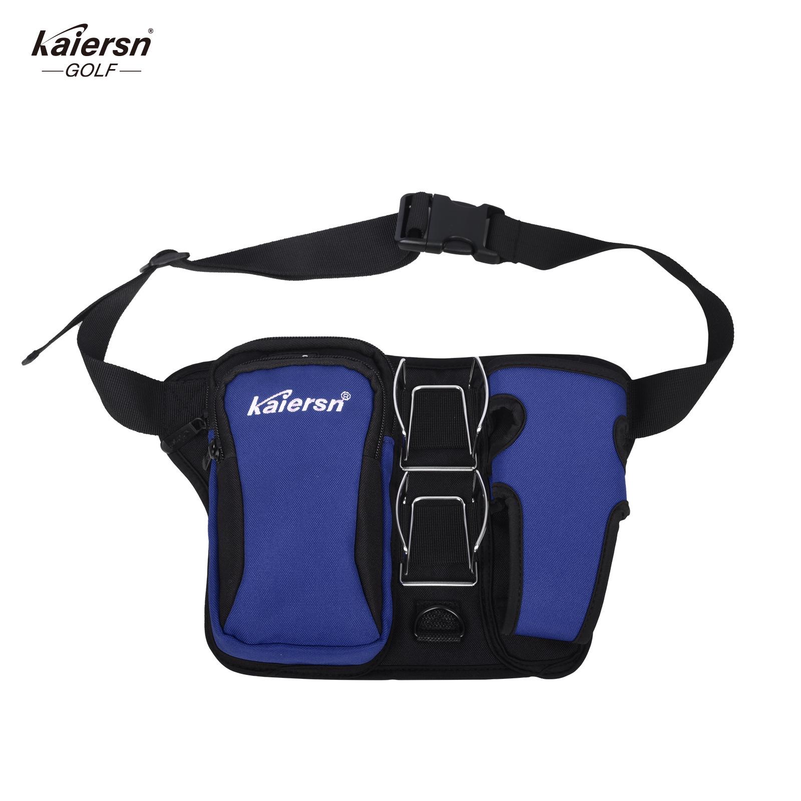 Kaiersn Golf Waist Bag for Park Golf Balls and Accessories синий