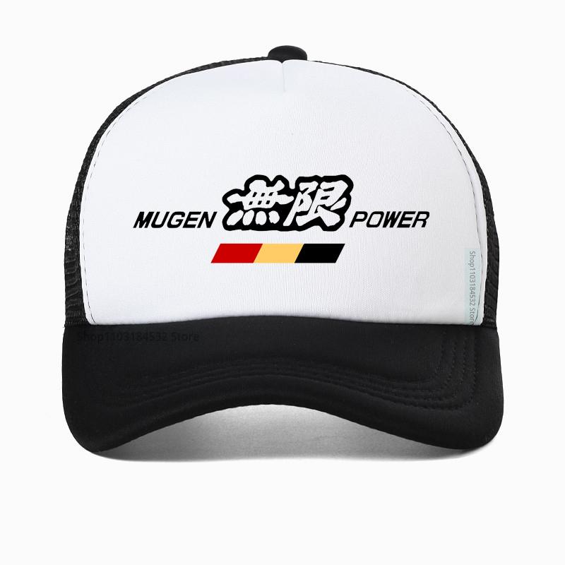 New MUGEN POWER JAZZ Tuning Racinger Car Logo Unisexs Baseball Cap Summer Cool Adjustable Outdoor Breathable Sports Hat