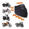 Motorradabdeckung Wasserdicht Ganzjährig Staubdicht UV-Schutz Outdoor Indoor Scooter 190T Verschleißfeste Stoff Motorradabdeckung