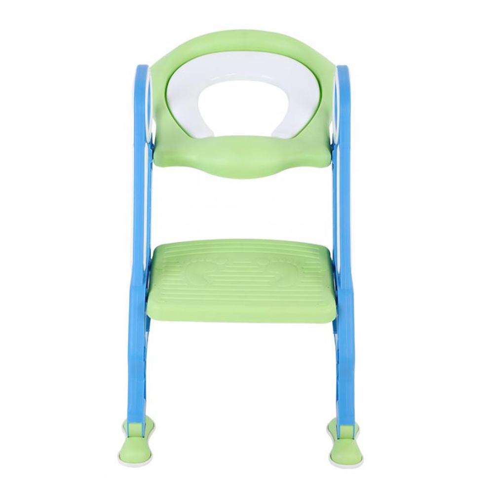 Детский горшок-стуль с лестницей (Красно-желтый)