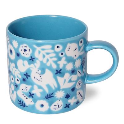 Minoru Pottery (Minorutouki) KUKKA Aqua Blue Mug, 300ml, Lightweight