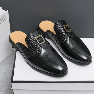 Nieuwe Collectie Muller Schoenen Volwassen Zomer Half Instappers Leer Heren Rijschoenen Heren Penny Loafers Mocassins Buiten Slippers