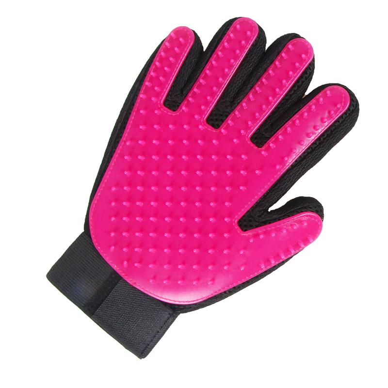 Bürstenhandschuh, Katzen-Haustierhandschuhe, Haarkamm, Fünf-Finger-Handschuh für die Katzenpflege, Zubehör für die Katzenpflege