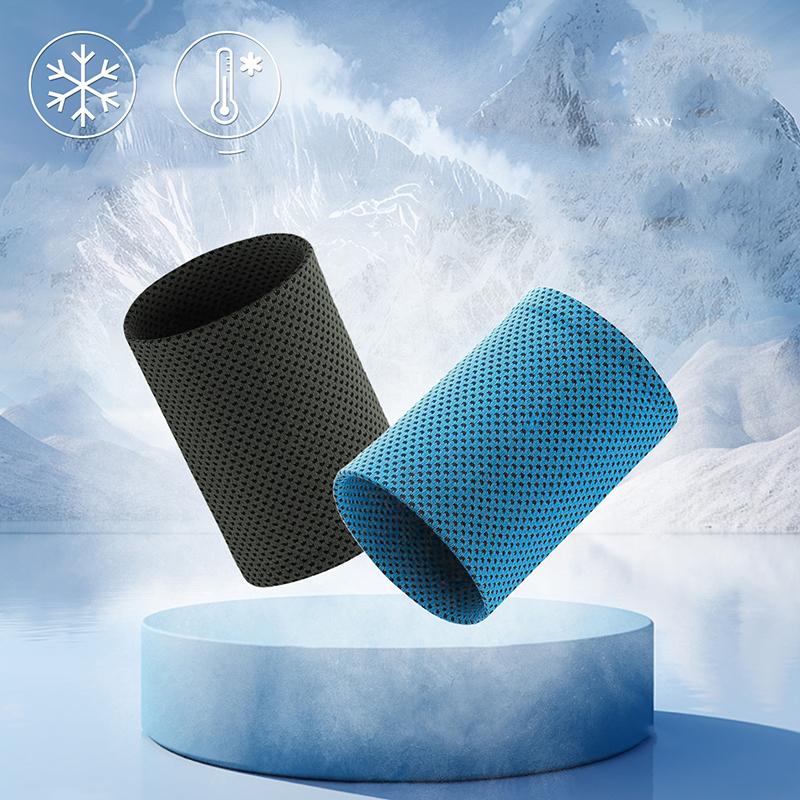 Cooling Quick Dry Sports Wristbands, Ice Sweat Wrist Sleeves for Running Fitness Outdoor Cooling