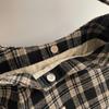 Vintage Plaid Handbag Lightweight Large Capacity Commuter Shoulder Bag