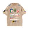 2026 Letní závodní oblek Ducati F1 Tým Red Bull Verstappen Uniforma Krátký rukáv Vintage praná trička Kulatý výstřih Trička