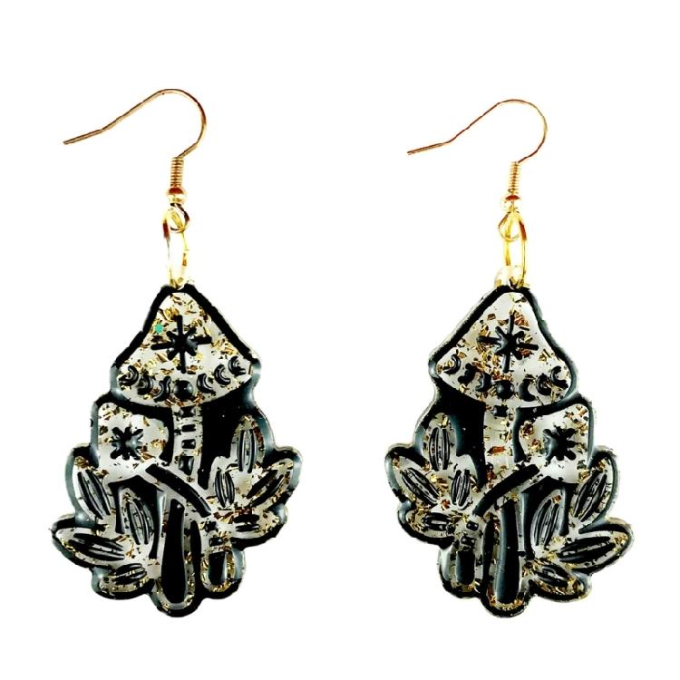 Resin Jewelry Molds Silicone Mold for Epoxy Resin Earring Making Supplies Resin Keychain Mold DIY Jewelry Silicone Mould