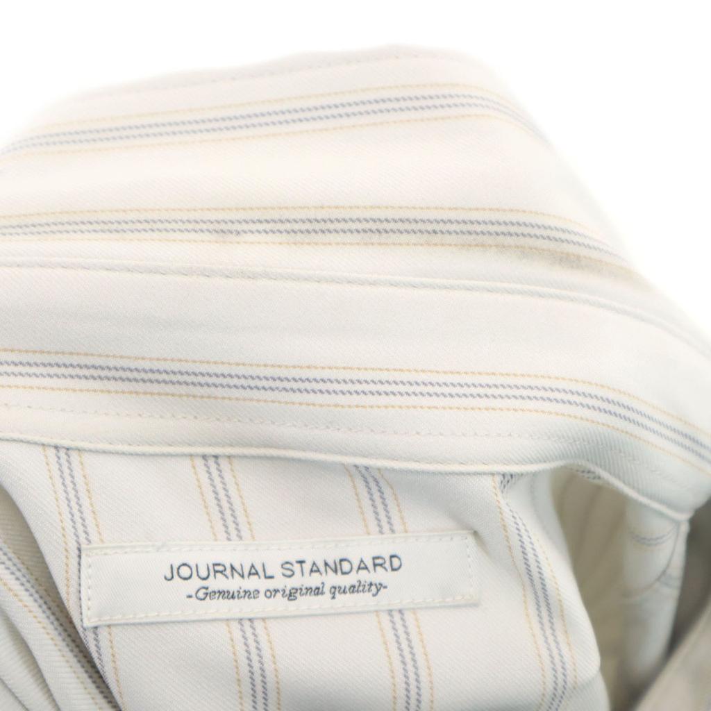 JOURNAL STANDARD Striped Pattern Short Sleeve Shirt L Special Wing Men's Used