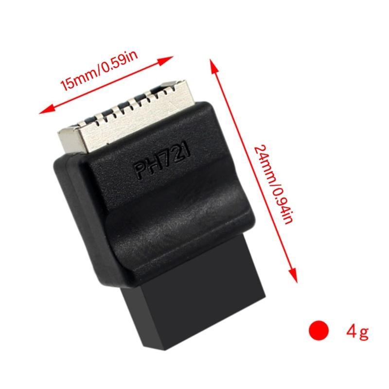 Internal USB 2.0 9Pin To TypeE Converter Adapter Header Enhances Motherboard Compatibility