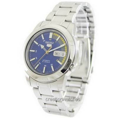 

Восстановленные мужские часы Seiko 5 Automatic 21 Jewel SNKK27 SNKK27K1 SNKK27K синий
