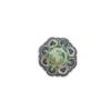 Round Butterfly Flower Embroidery Cloth Patches - Fashionable Decorative Stickers for Clothing Repair
