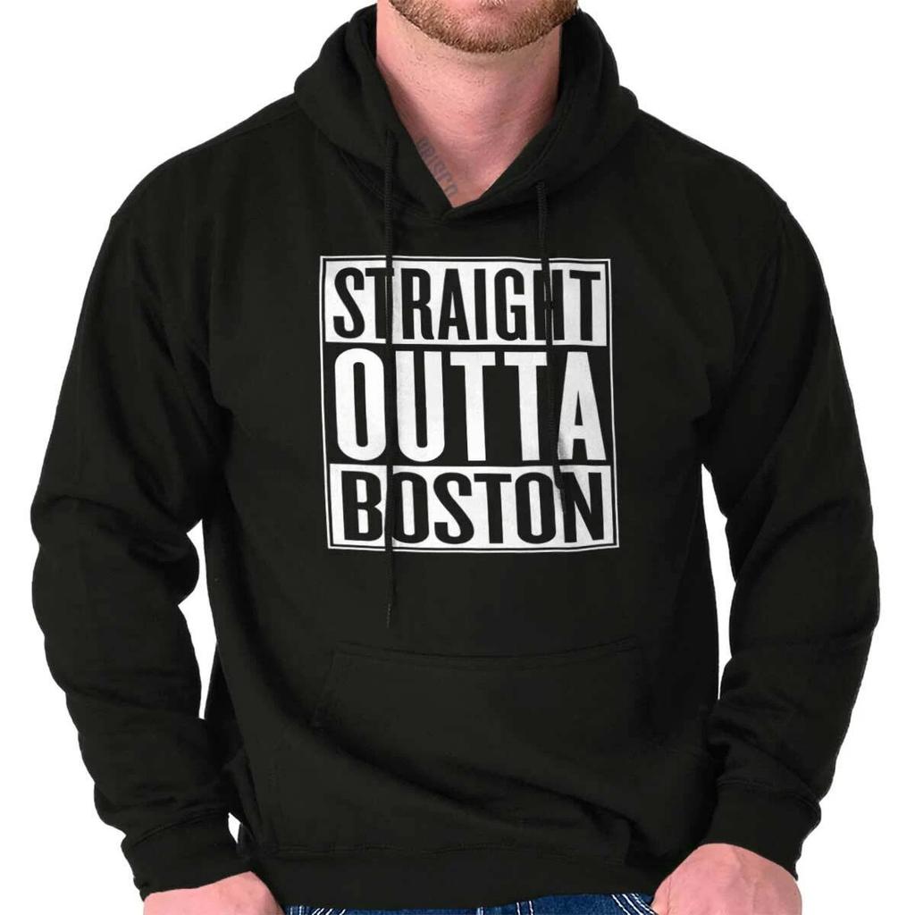 Straight Outta Boston, MA City Funny Movie T Shirts Gift Ideas Hoodie Sweatshirt