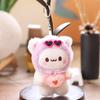 Love Bear Embrace Plush Animal Keychain Pendant Bag Decor For Kids And Teen Gift