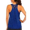 Femme Sportif Couleur Unie Col O Sans Manches Séchage Rapide Débardeur Dos Nageur Blouse Ample