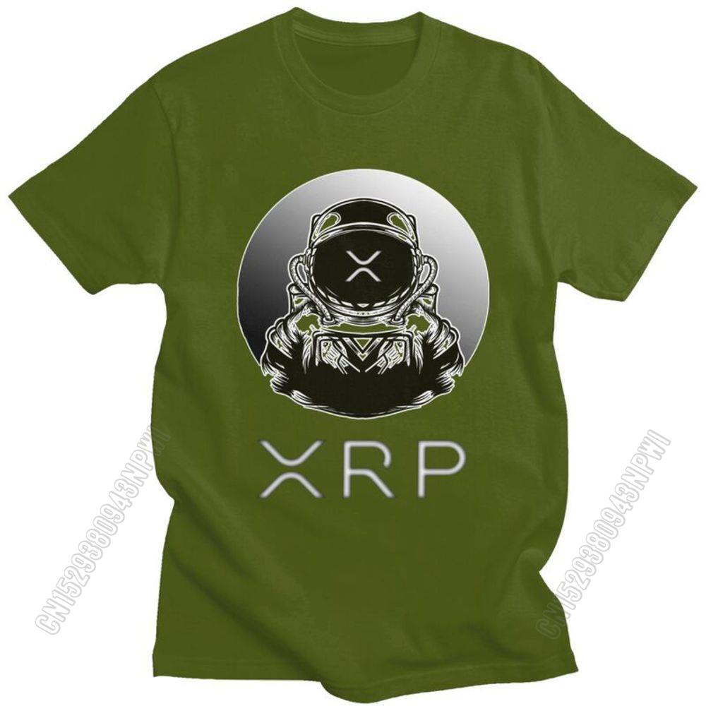 

Ripple Xrp To The Moon T Shirt Men Cotton Tshirt Urban Tee Tops Bitcoin T-Shirts Fitted Streetwear Clothing Gift 4XL