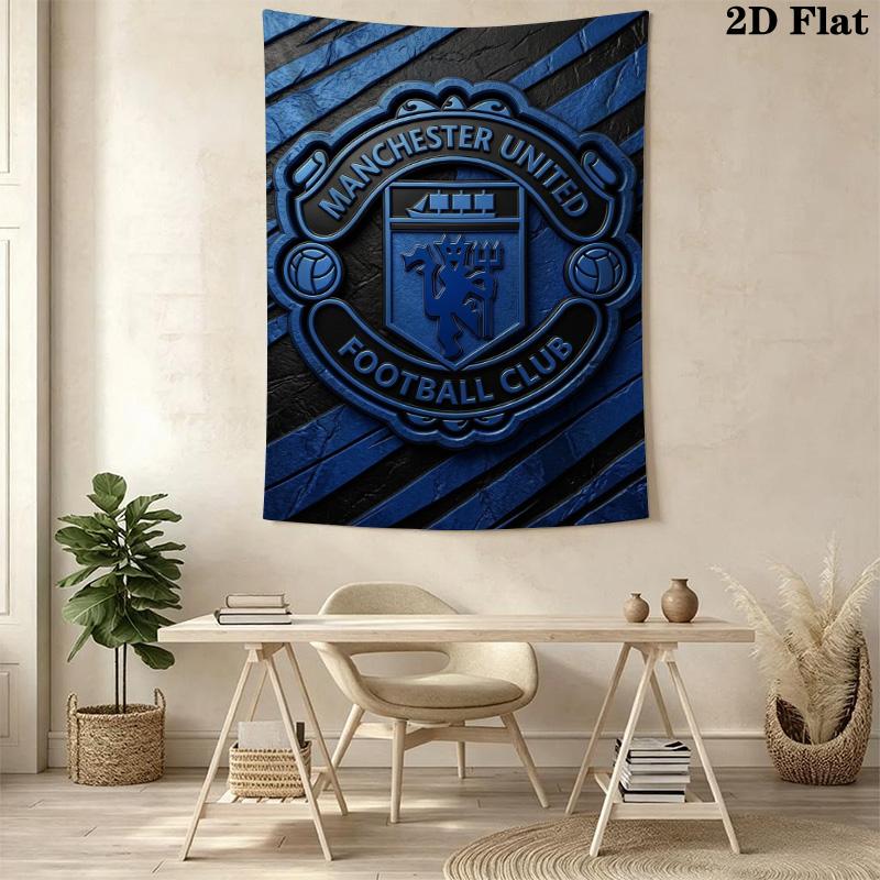 Manchester Football Club Crest Bedding 1 Duvet Cover 2 Pillowcase Without Core Soft And Comfortable Christmas Birthday Gift Bedding Set