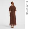 ELLASSAY Pleated Waist Flowy Dress