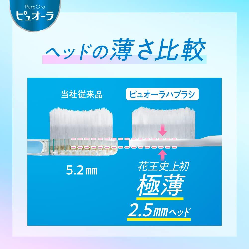 Pyuora Compact Regular Toothbrush not Set of 3 [Bulk Purchase] (Color selectable)