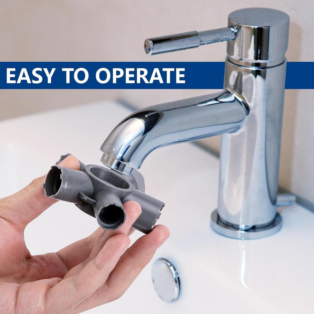 2 Pcs ABS 10 in 1 Faucet Aerators Removal Tool,Universal Faucet Key Aerator Remover Fits M16.5 M18.5 M21.5 M22 M24 M28,Aerators Removal Tool for Hidde