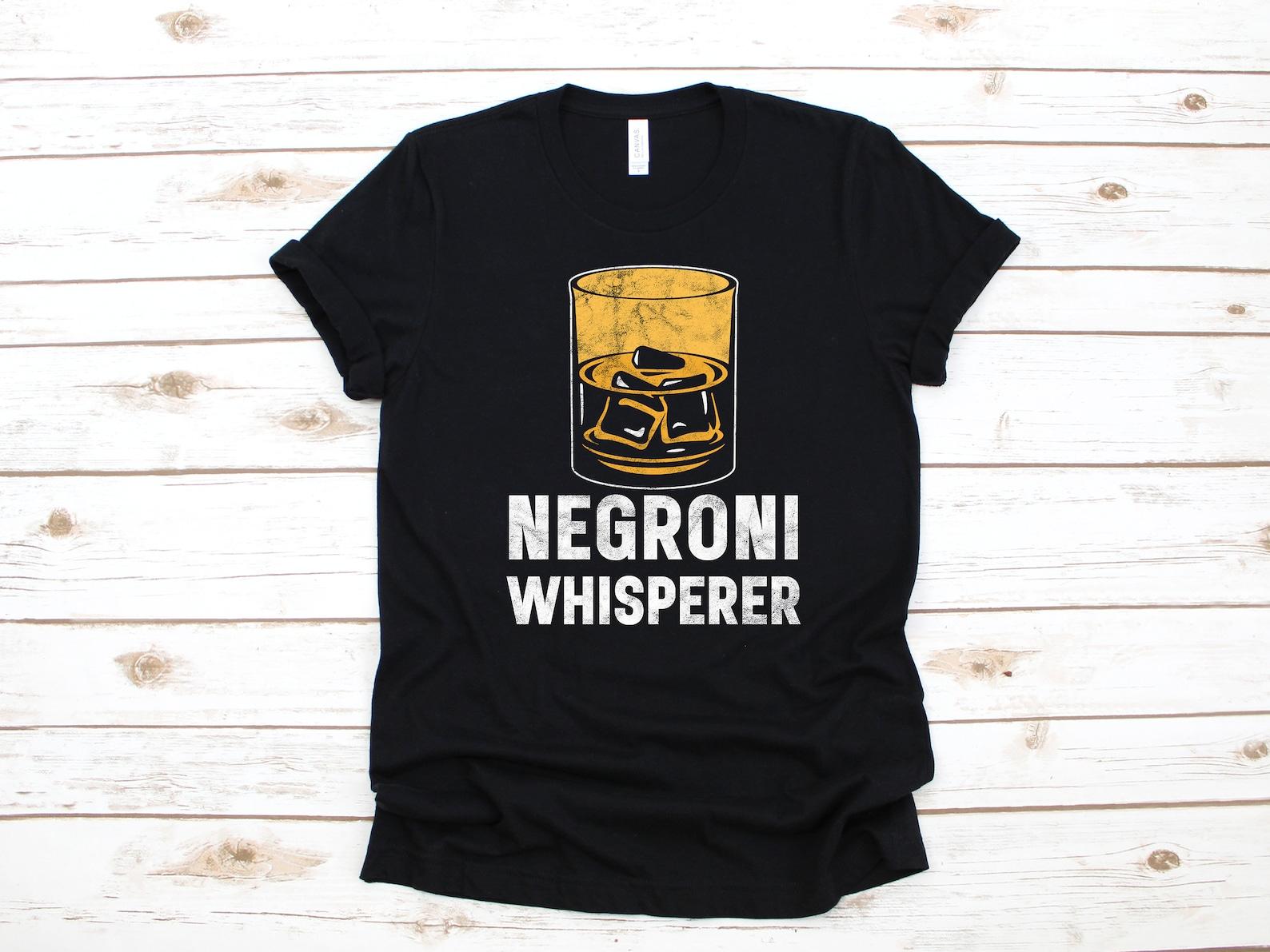Negroni Whisperer Shirt, Cocktail Funny Bartender Apparel Gift, Gin Vermouth Campari T-Shirt,T-shirt, T-shirt, T-shirt, Tank Top 4XL