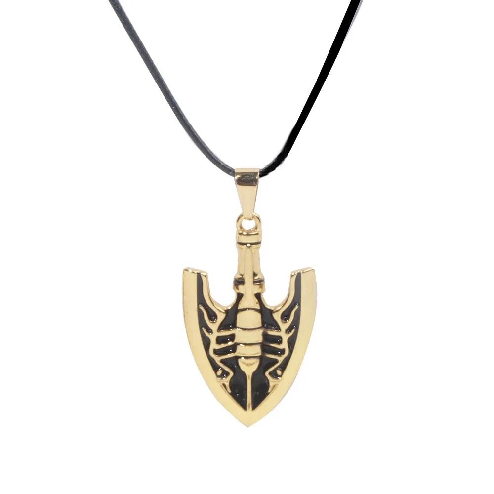 Anime JOJO'S BIZARRE ADVENTURE Llaveros Kujo Jotaro Flecha Colgante de Metal Gargantillas Collares Encanto Joyería Regalo
