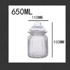 ZISIZ Glas Vorratsgläser (3 Pack)