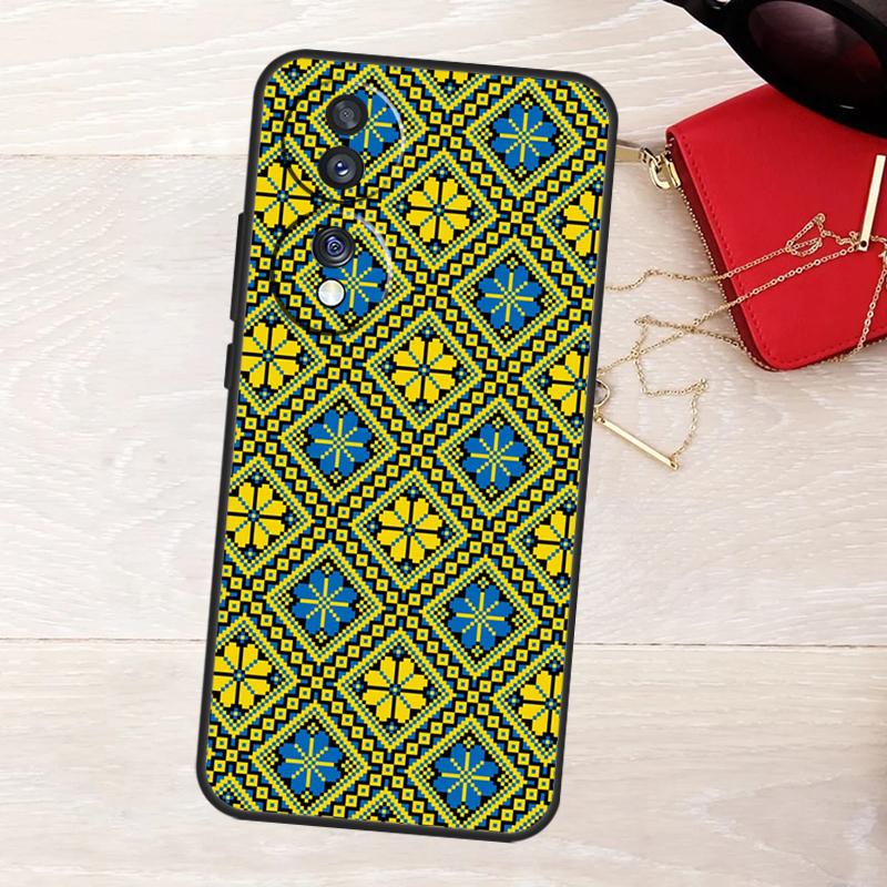 Ukraine Ornament Pattern Case For Honor 400 Pro 200 50 70 90 X9a X9b X9c X9d X8a X8b X8c Magic 7 Lite 5 6 8 Pro Cover