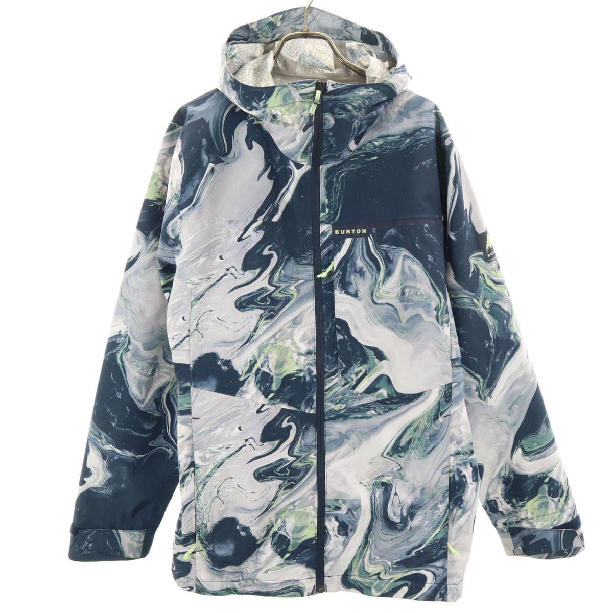 

BURTON Дождевик XS серый Худи Мужской Б/у