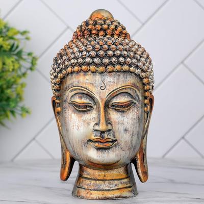 Latest  Face Head Buddha Statue Showpiece Idol Home Decor Items for Living Room and Gifts