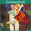 Charming Nami Statue In Colorful Bikini Perfect For Anime Fans And Collectors