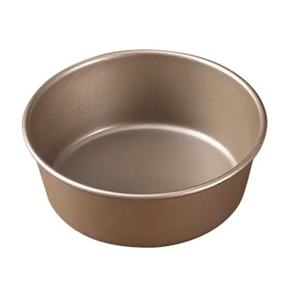 1Pcs New Non-Stick Hamburger Baking Mold Carbon Steel Mini Bread Baking Pan Reusable 4inch Bread Mold Kitchen Bakeware