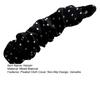 Retro Style Hairpin Stable Non-Slip Banana Clip with Pleated Fabric Wrap Leopard Plaid