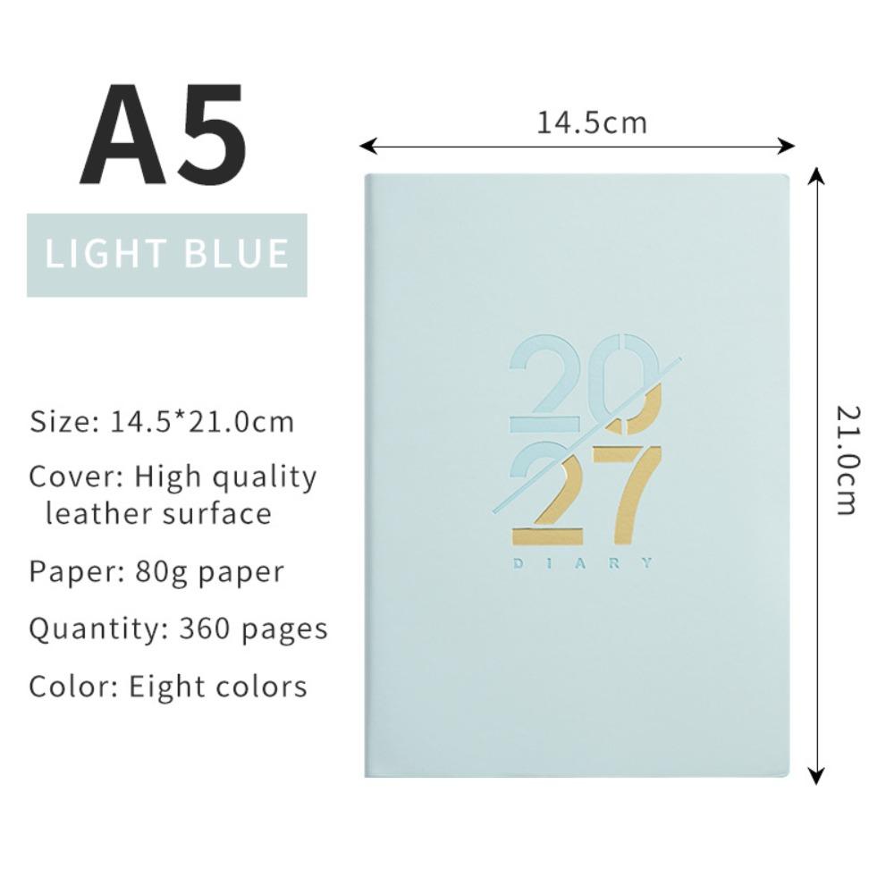 A5 2027 Schedule Planner 12 Month Agenda Planning Notebook New Planner Notepad  Time Management
