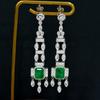 Tancise 925 Sterling Silver Zircon Earrings Drop Earrings For Women Wedding Party Gifts