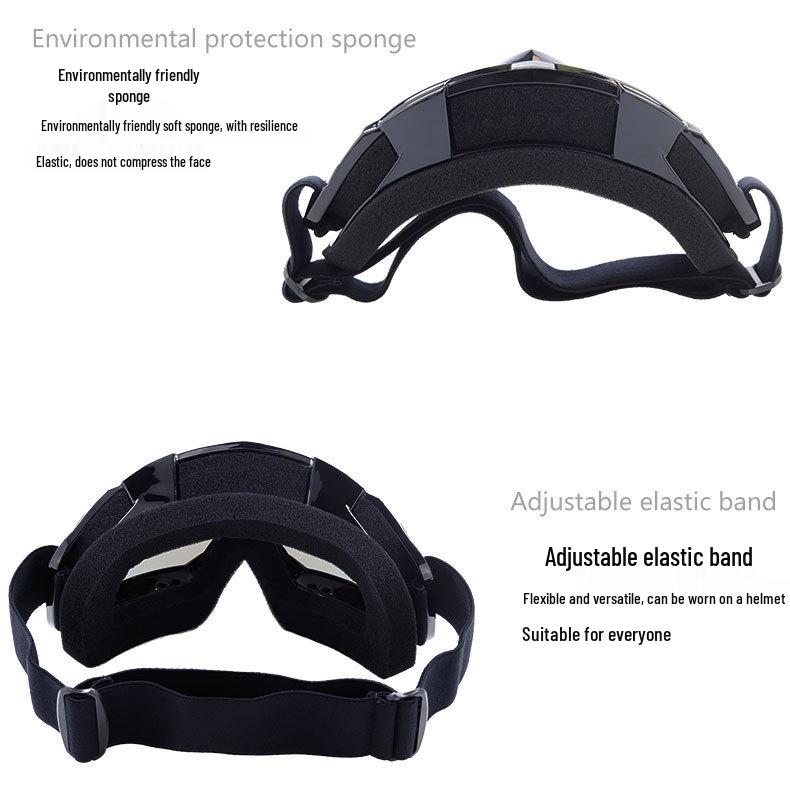 BOLLFO X400 Off-road Cycling & Ski Goggles - Windproof, Sandproof, Protective Outdoor Sports Eyewear