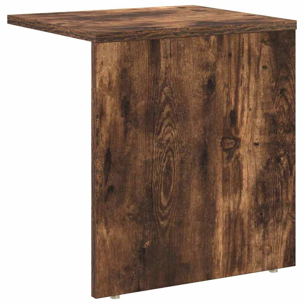 Side Table Smoked Oak 37 x 32 x 40 cm Engineered Wood