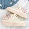 Fashion Autumn Mix Color Plaid Sneakers Women Breathable Lace Up Sports Shoes Woman Comfortable Soft Insoles Running Casual Shoes Female